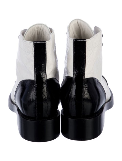 Chanel 2020 Interlocking CC Logo Combat Boots