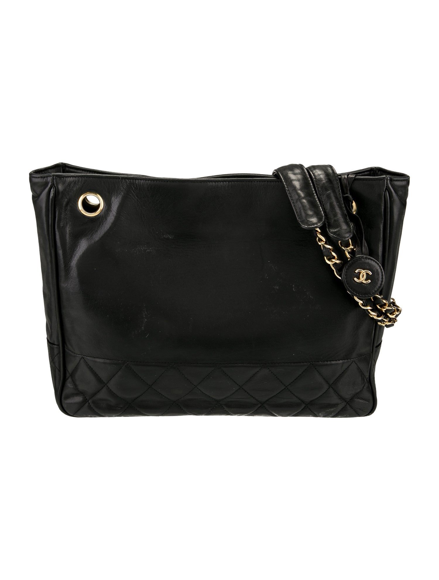 Chanel Quilted Chain Tote