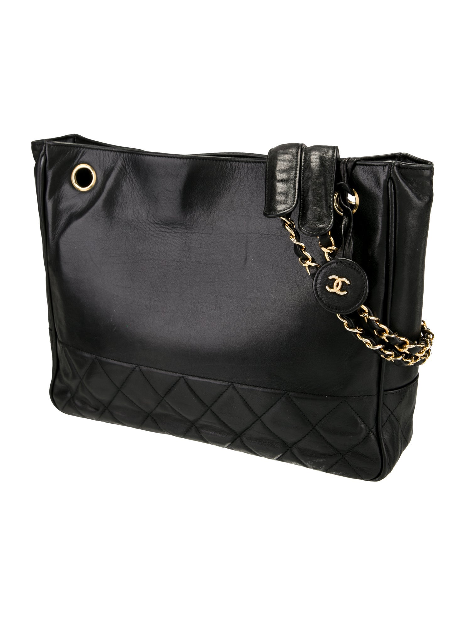 Chanel Quilted Chain Tote