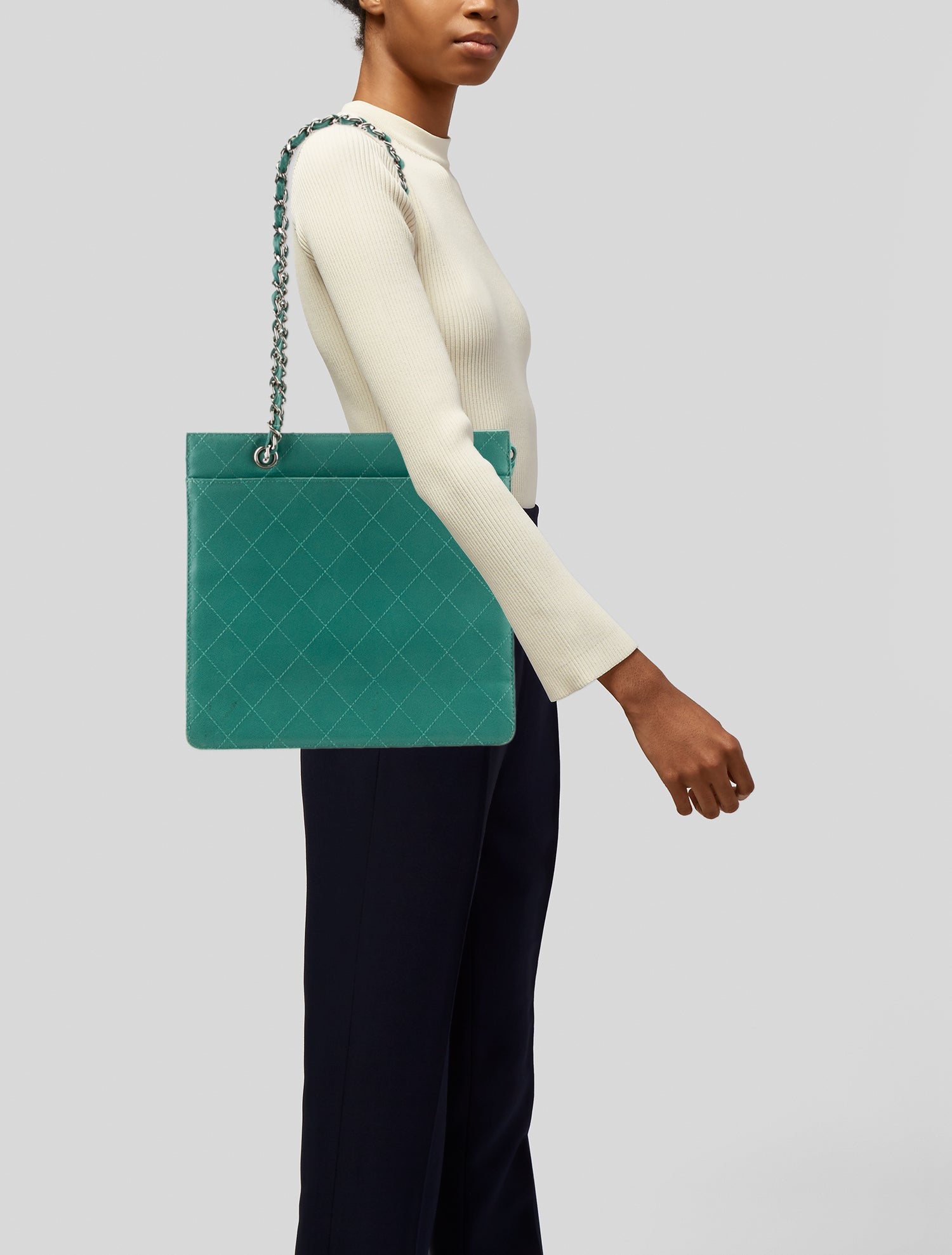 Chanel Quilted Caviar Tote