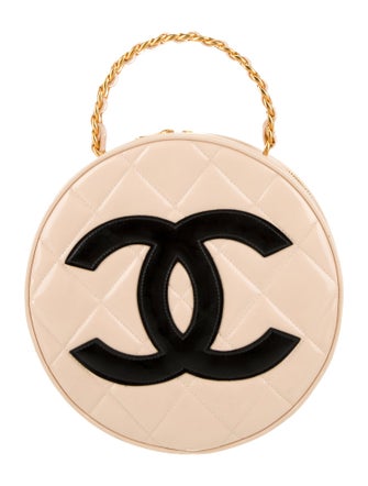 Chanel Patent Round CC Handle Bag
