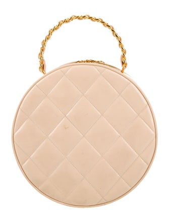 Chanel Patent Round CC Handle Bag