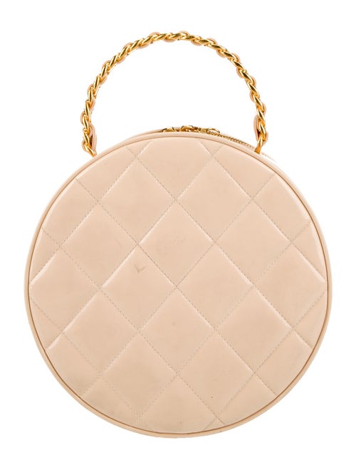 Chanel Patent Round CC Handle Bag