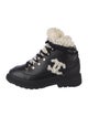 Chanel 2020 Interlocking CC Logo Combat Boots