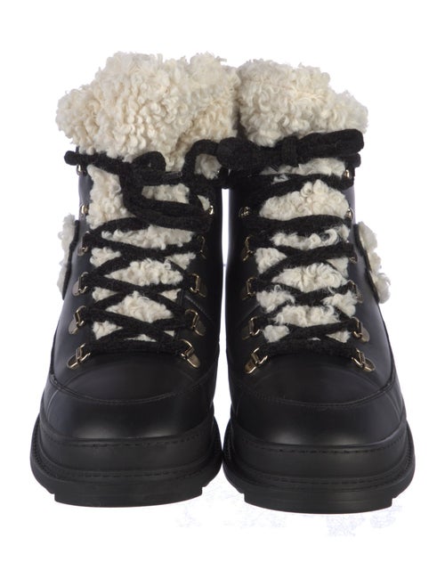 Chanel 2020 Interlocking CC Logo Combat Boots