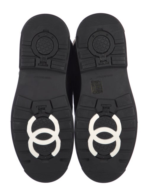 Chanel 2020 Interlocking CC Logo Combat Boots