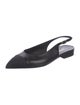 Chanel 2024 Interlocking CC Logo Slingback Flats