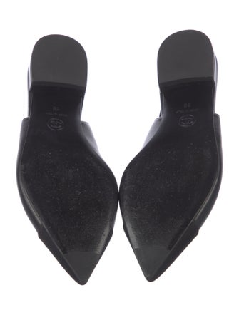 Chanel 2024 Interlocking CC Logo Slingback Flats