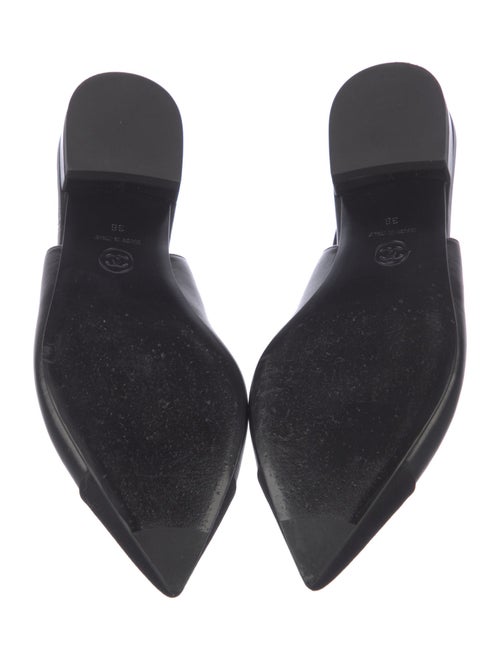 Chanel 2024 Interlocking CC Logo Slingback Flats