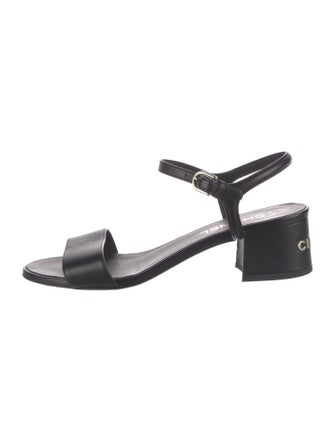 Chanel 2024 Interlocking CC Logo Sandals