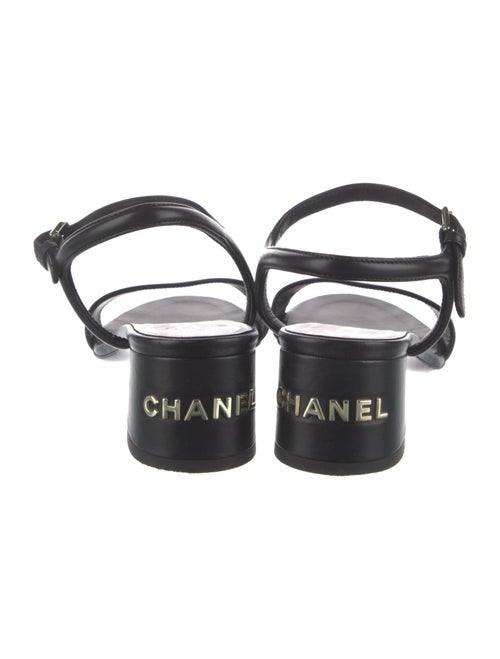 Chanel 2024 Interlocking CC Logo Sandals
