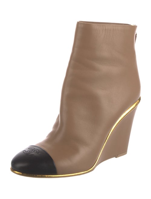Chanel 2022 Interlocking CC Logo Boots