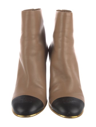 Chanel 2022 Interlocking CC Logo Boots