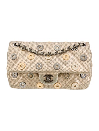 Chanel Paris-Dubai Perforated Eyelet Flap Bag
