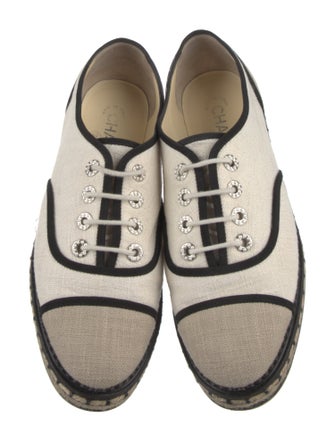Chanel Interlocking CC Logo Espadrilles