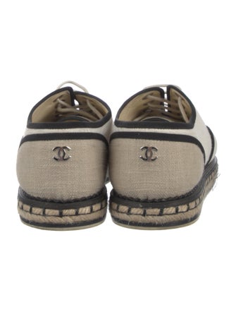 Chanel Interlocking CC Logo Espadrilles