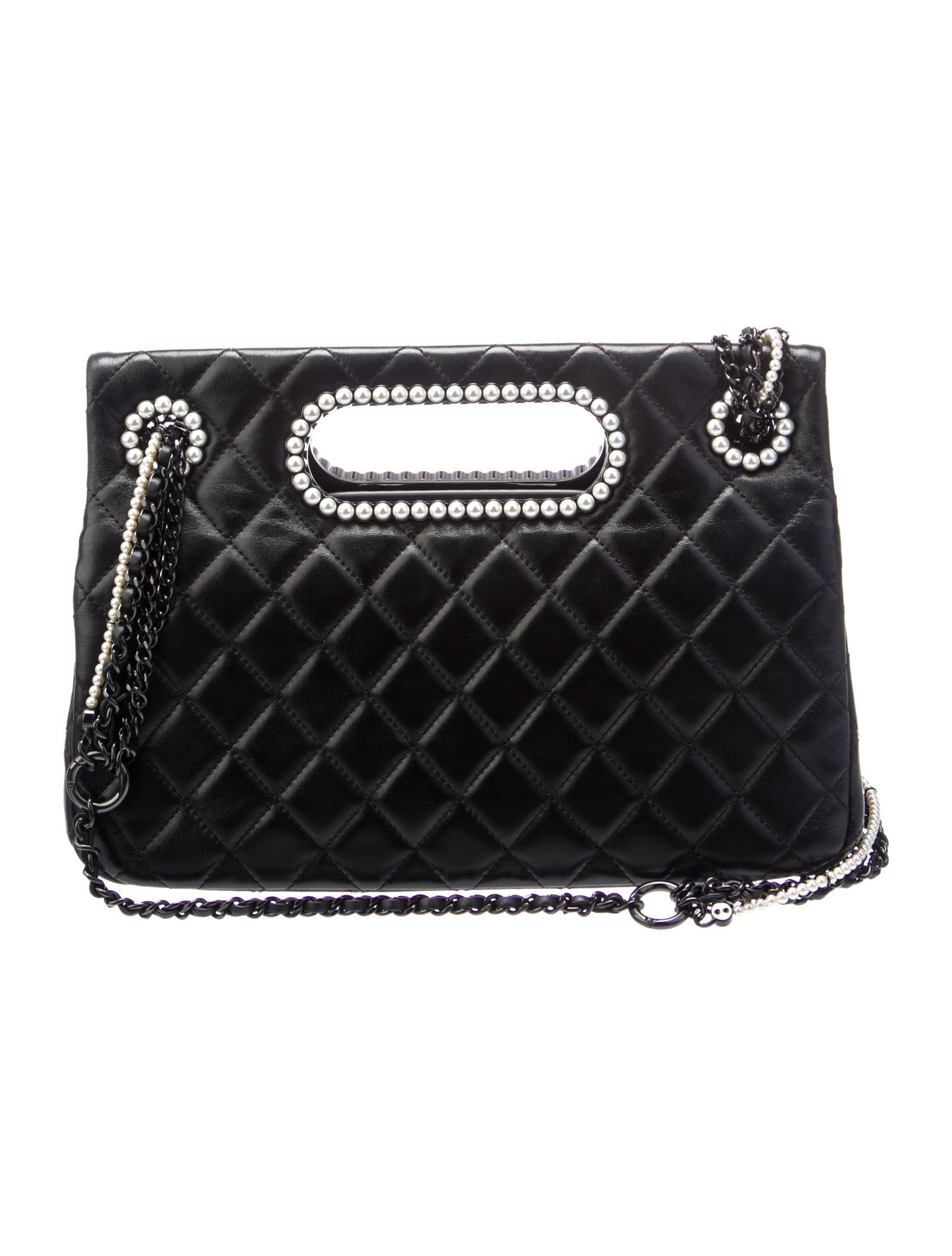 Chanel Medium Westminster Handle Flap Bag - Black Shoulder Bags