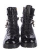 Chanel 2022 Interlocking CC Logo Combat Boots