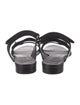 Chanel Interlocking CC Logo Leather Slides