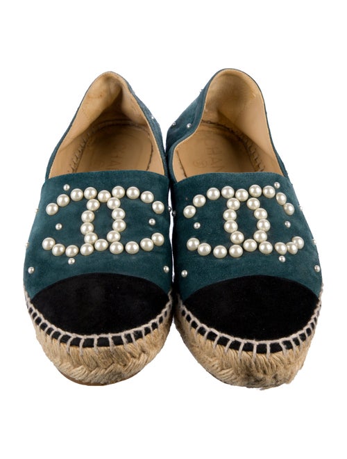 Chanel 2017 Interlocking CC Logo Espadrilles