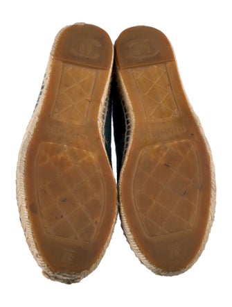 Chanel 2017 Interlocking CC Logo Espadrilles