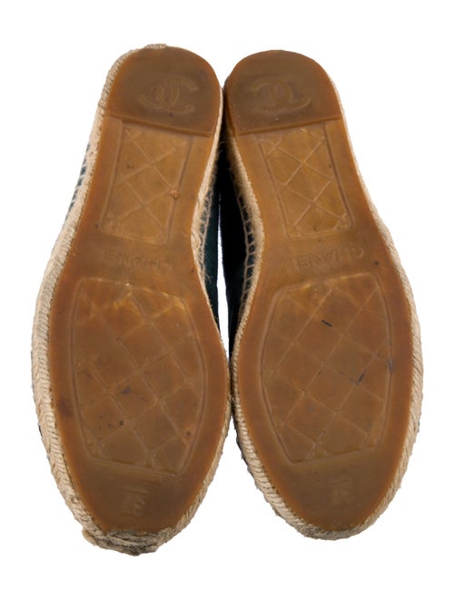 Chanel 2017 Interlocking CC Logo Espadrilles