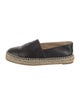 Chanel Interlocking CC Logo Lambskin Espadrilles