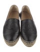 Chanel Interlocking CC Logo Lambskin Espadrilles