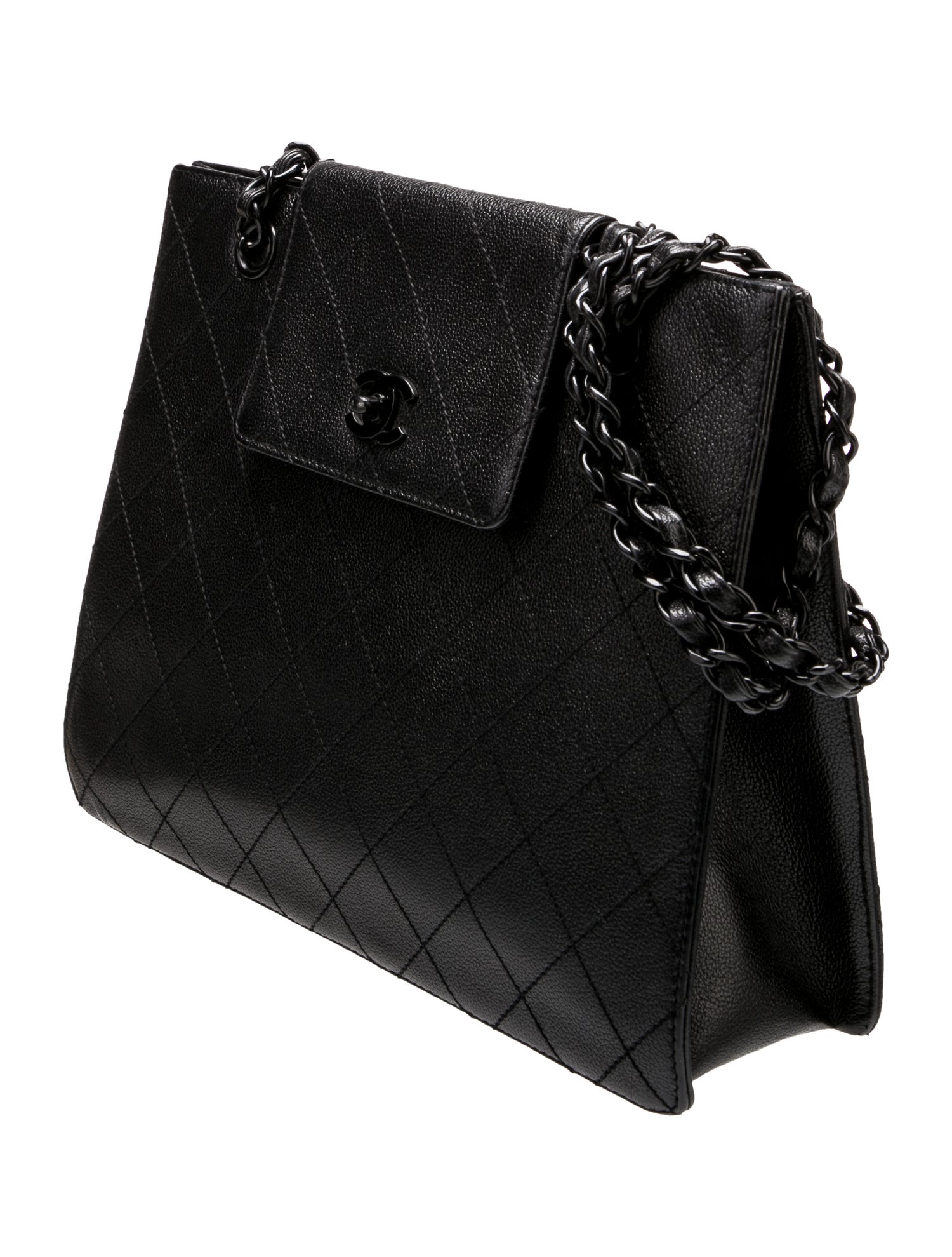 Chanel So Black Chain Tote