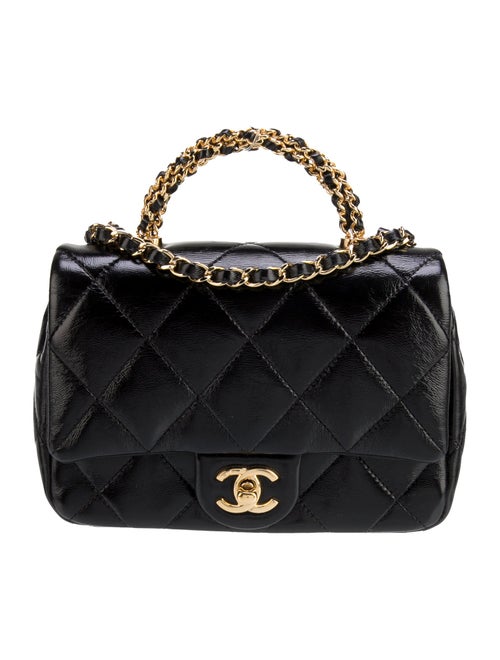 Chanel Twisted Links Top Handle Flap Bag