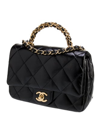 Chanel Twisted Links Top Handle Flap Bag