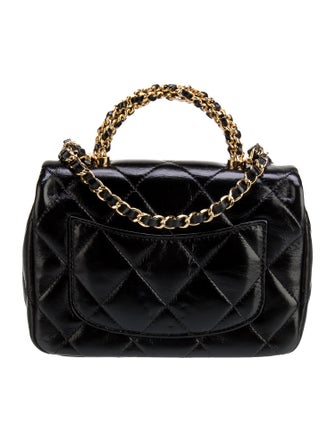 Chanel Twisted Links Top Handle Flap Bag