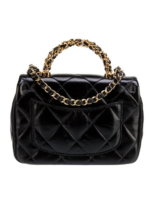Chanel Twisted Links Top Handle Flap Bag