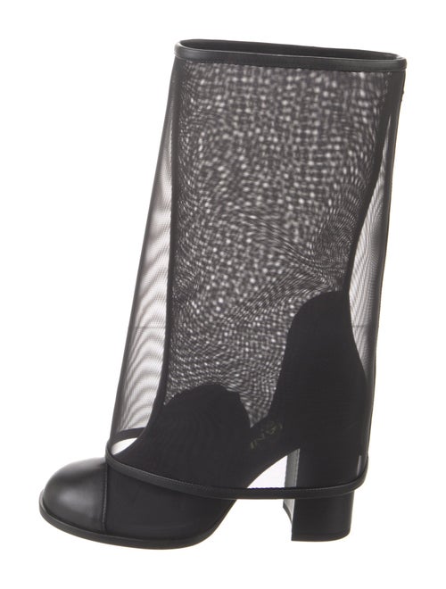 Chanel 2023 Interlocking CC Logo Boots