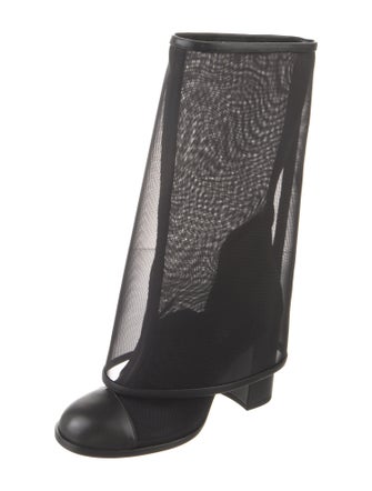 Chanel 2023 Interlocking CC Logo Boots