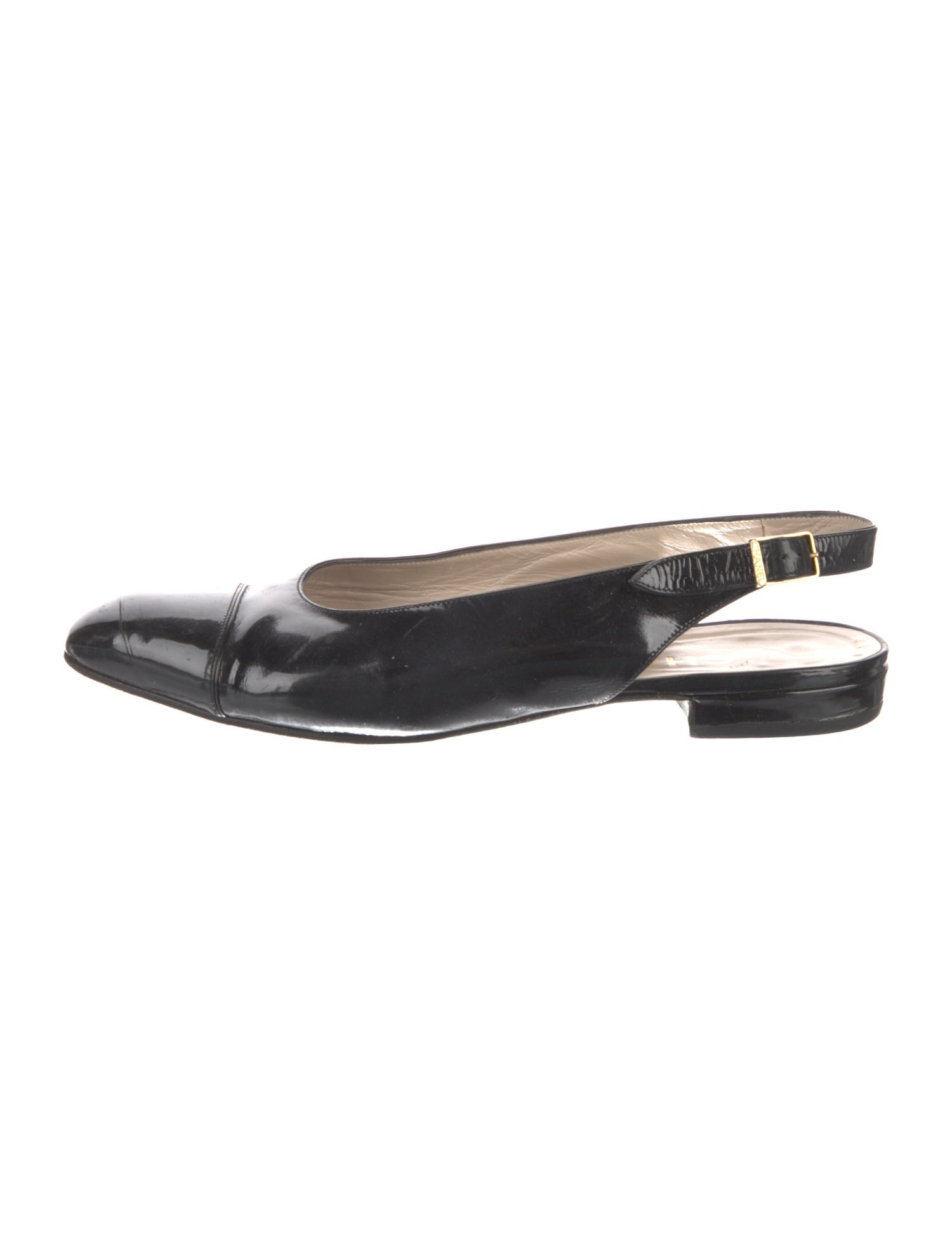 Chanel Vintage Late 1980's - Early 1990's Slingback Flats