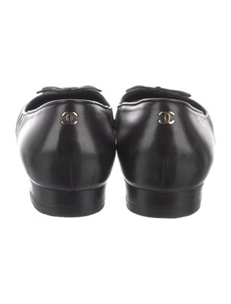 Chanel 2014 Interlocking CC Logo Ballet Flats