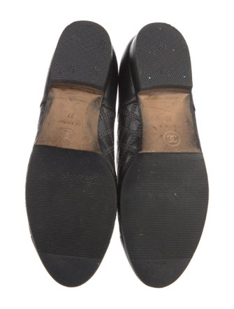 Chanel 2014 Interlocking CC Logo Ballet Flats