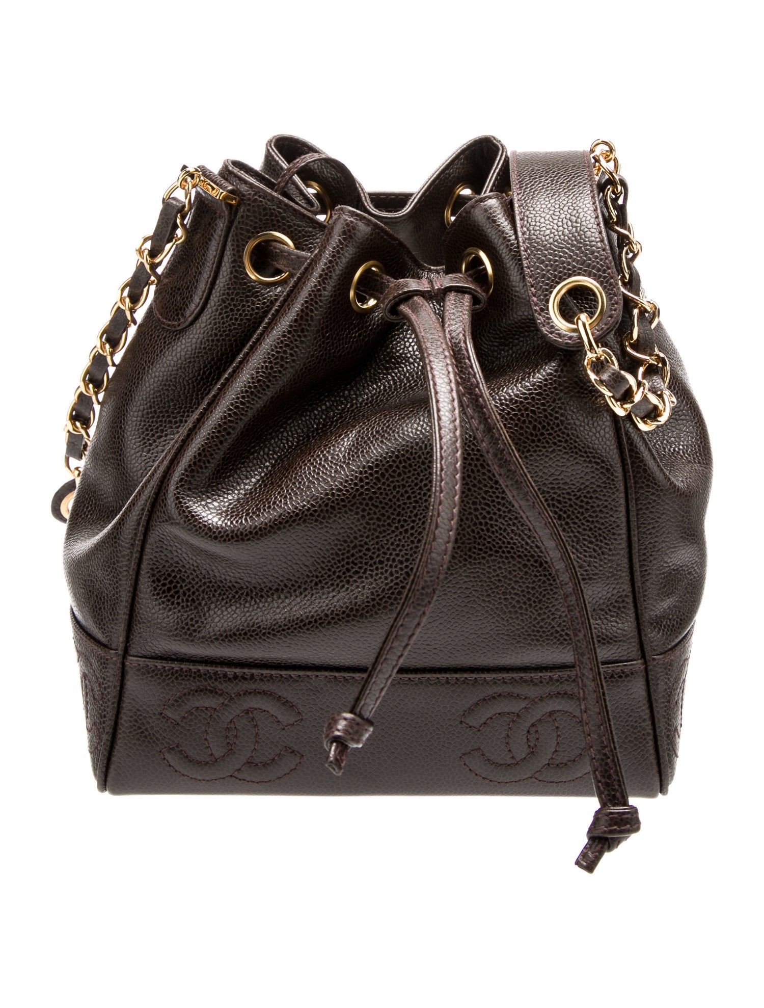 Chanel Caviar CC Bucket Bag