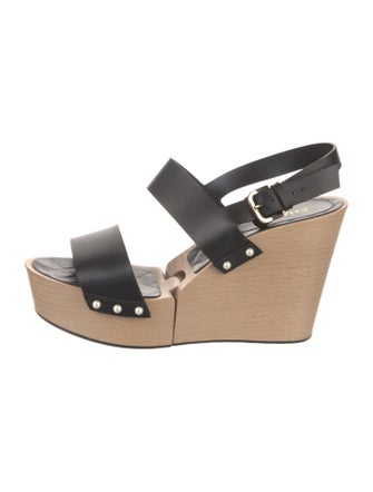 Chanel 2016 Interlocking CC Logo Slingback Sandals