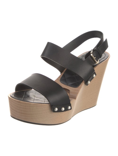 Chanel 2016 Interlocking CC Logo Slingback Sandals