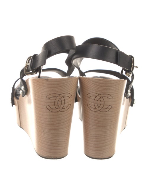 Chanel 2016 Interlocking CC Logo Slingback Sandals