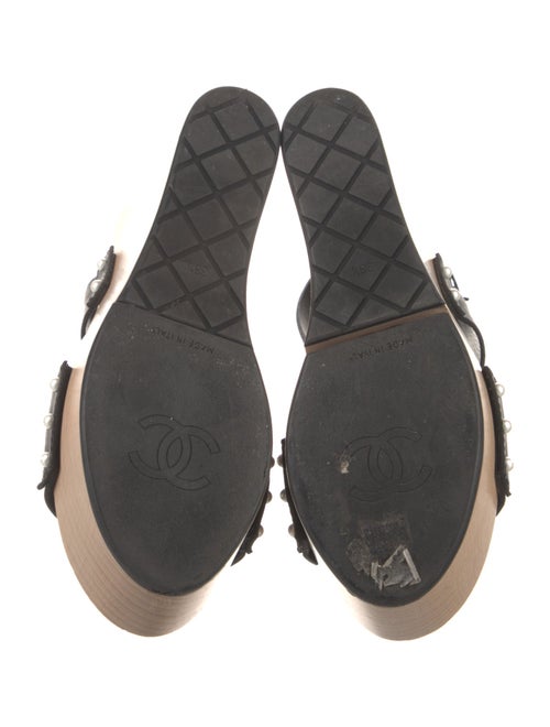 Chanel 2016 Interlocking CC Logo Slingback Sandals