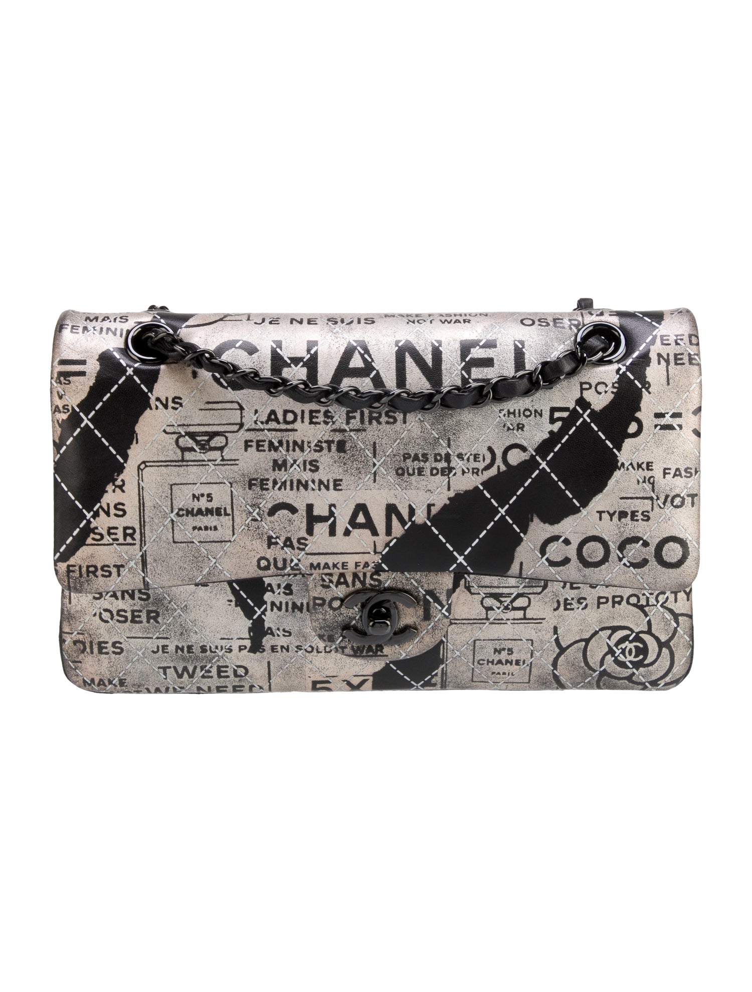 Chanel Medium Hand-Painted Classic Double Flap Bag
