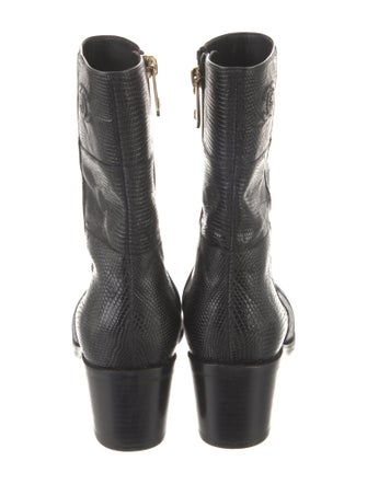 Chanel 2015 Interlocking CC Logo Boots