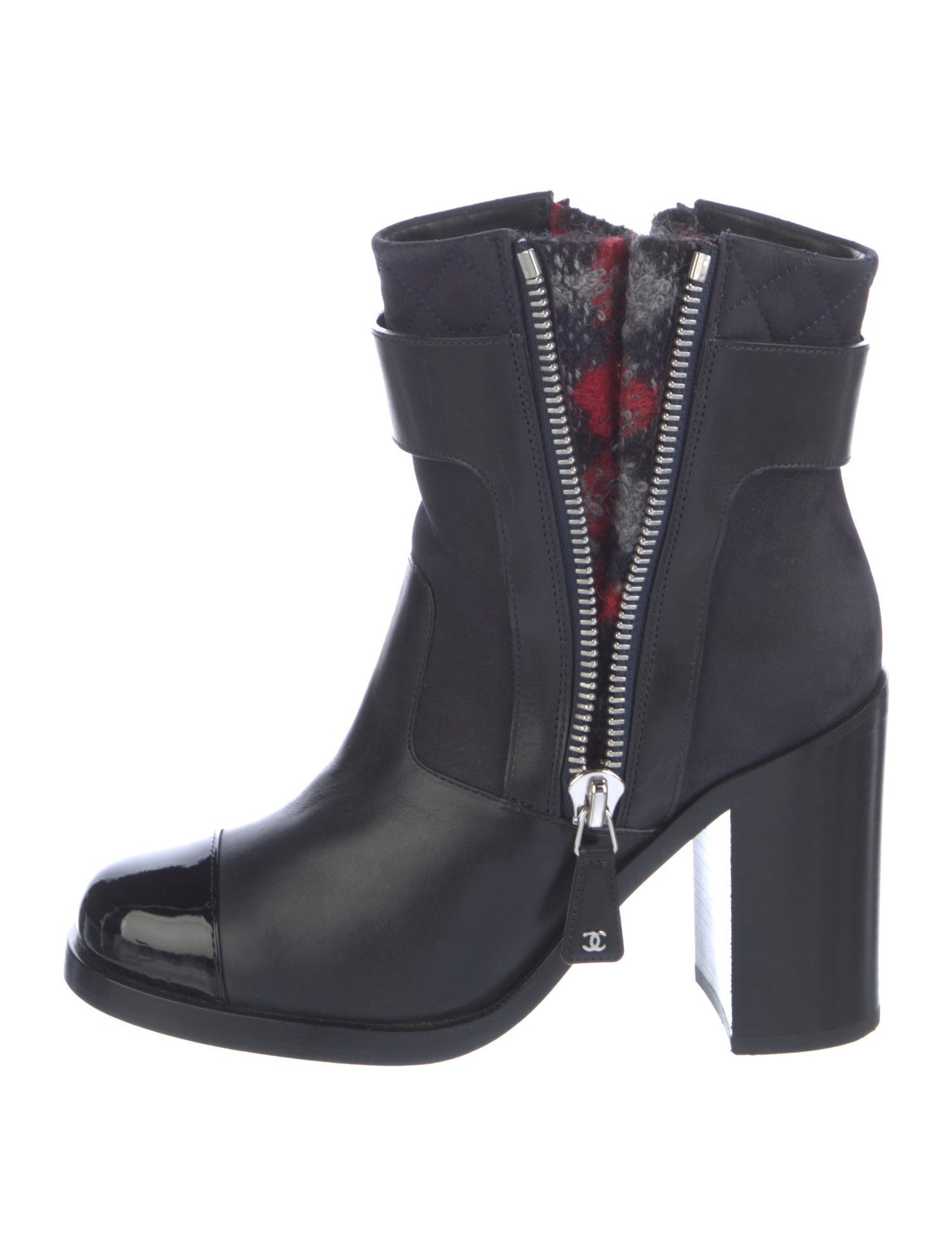 Chanel 2016 Interlocking CC Logo Boots