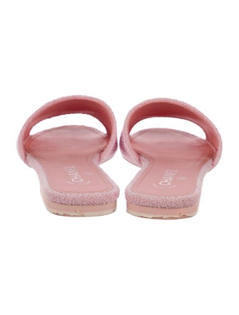 Chanel 2022 Interlocking CC Logo Slides