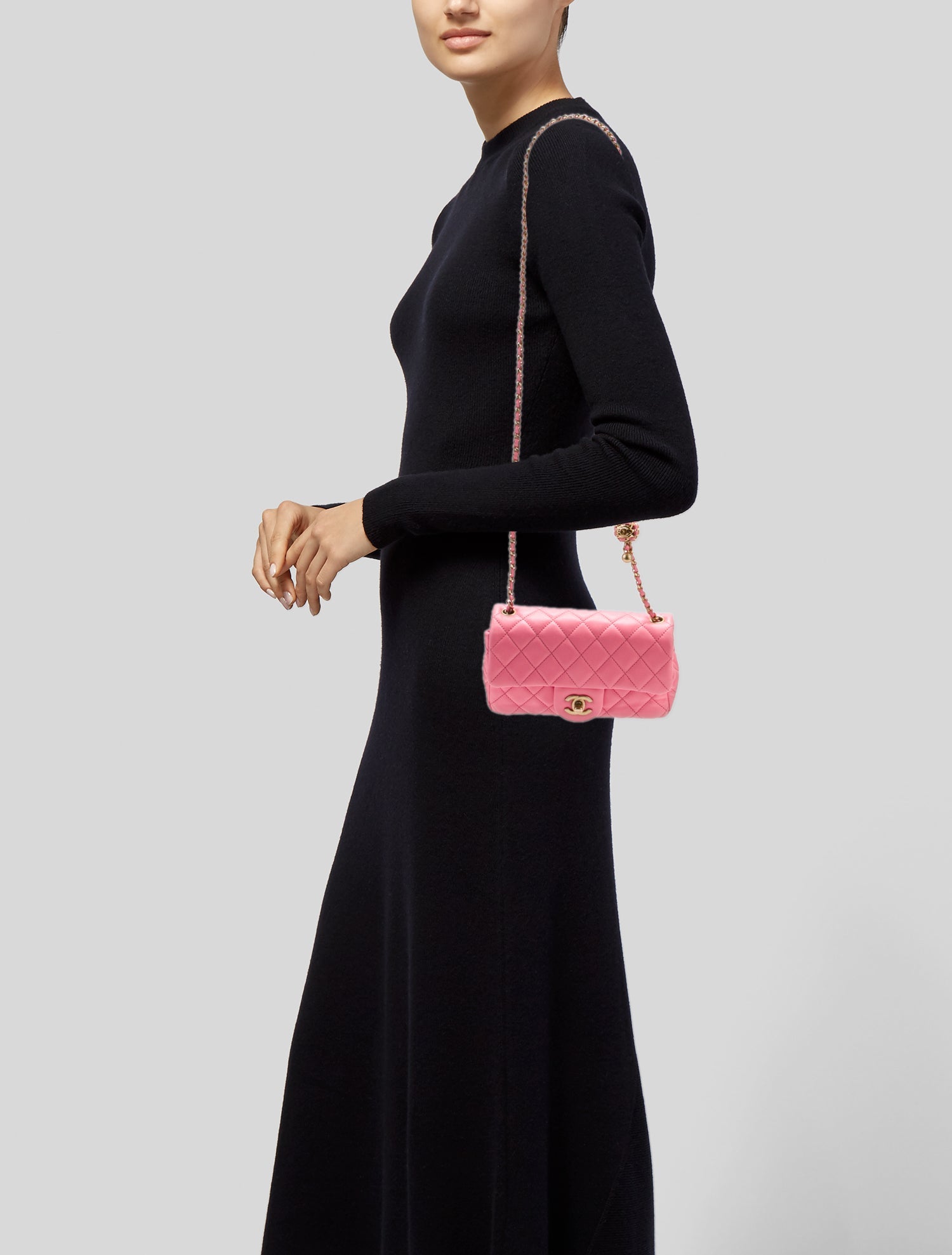 Chanel Rectangular Mini Pearl Crush Flap Bag