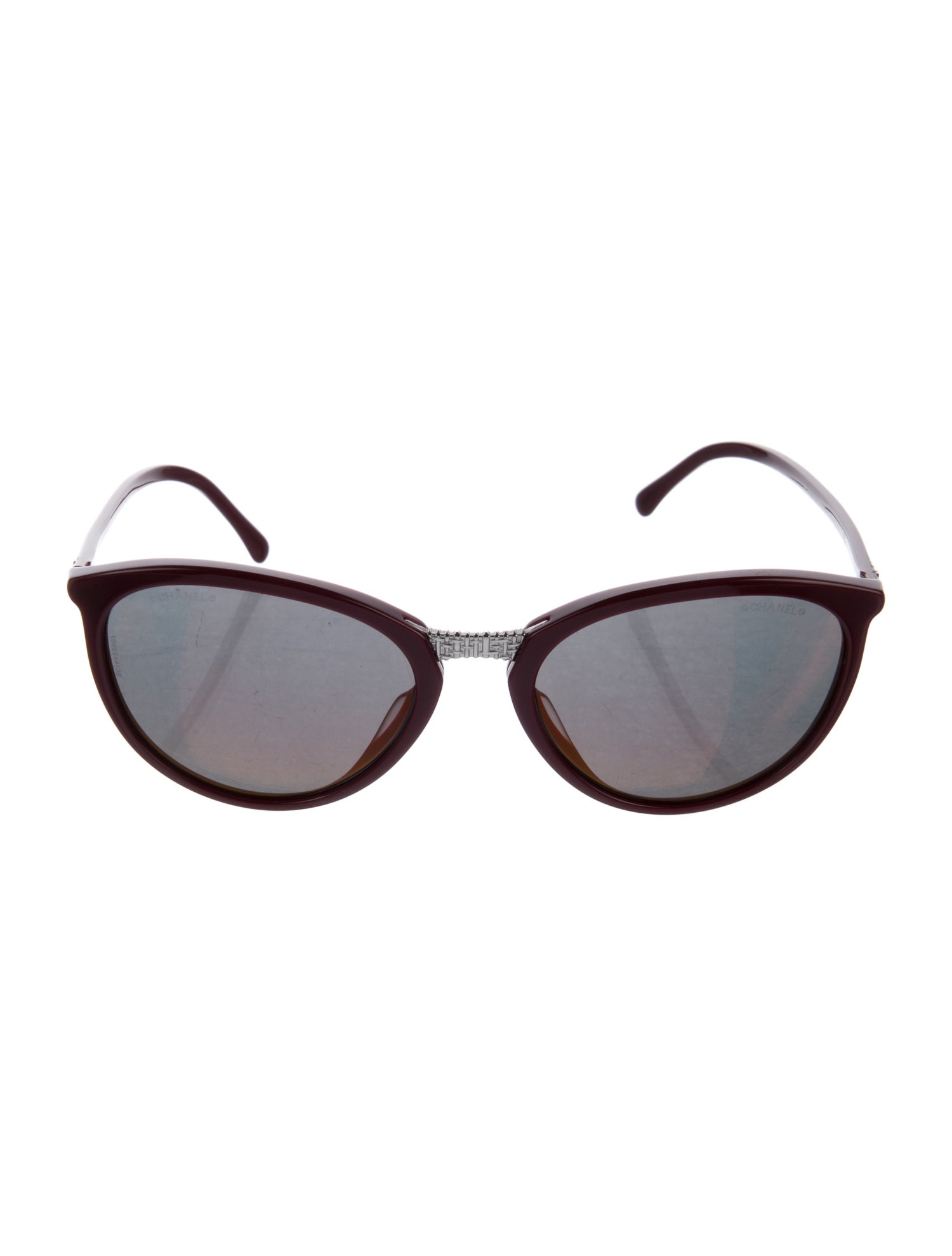 Chanel Interlocking CC Logo Cat-Eye Sunglasses