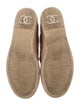 Chanel Interlocking CC Logo Patent Leather Espadrilles